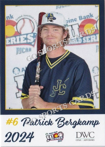 2024 Johnson County Community College Cavaliers JUCO Patrick Bergkamp