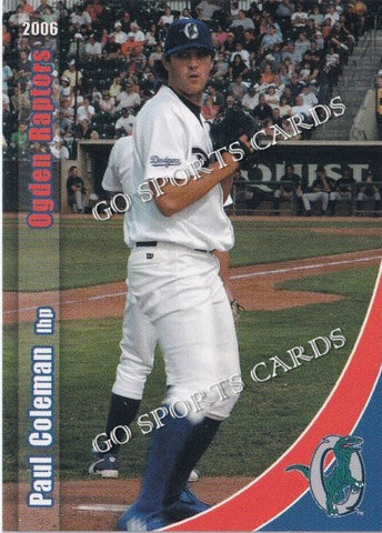 2006 Ogden Raptors Paul Coleman