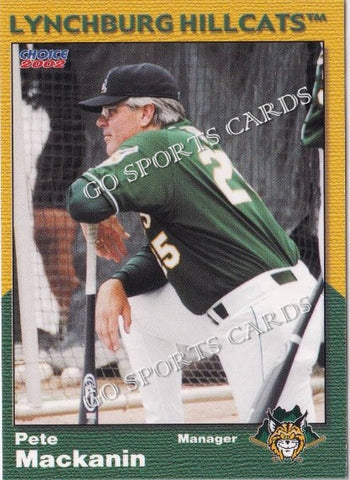 2002 Lynchburg Hillcats Pete Mackanin