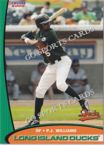 2002 Long Island Ducks PJ Williams