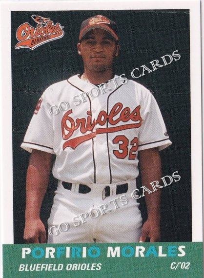 2002 Bluefield Orioles Porfirio Morales