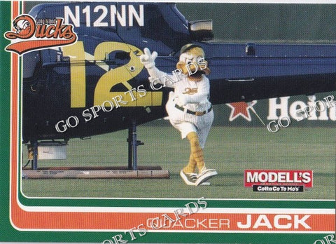 2001 Long Island Ducks Quacker Jack Mascot