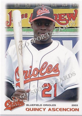 2003 Bluefield Orioles Quincy Ascencion