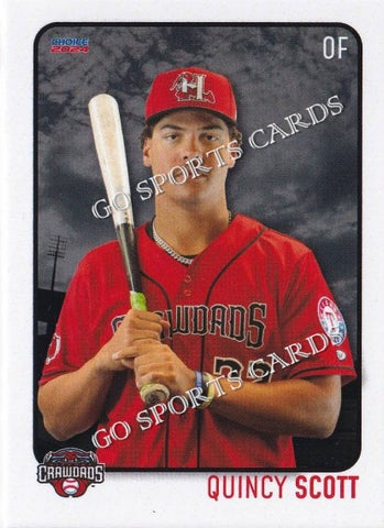 2024 Hickory Crawdads 1st Quincy Scott