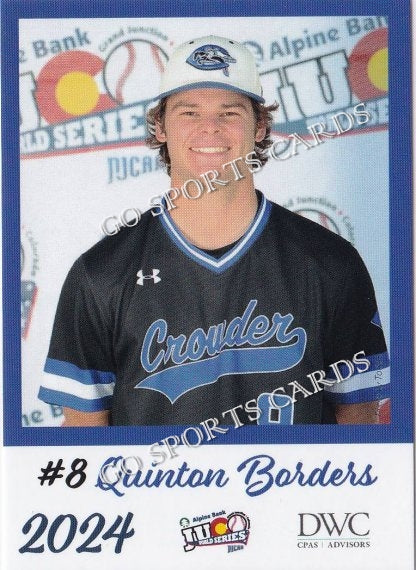 2024 Crowder College Roughriders JUCO Quinton Borders