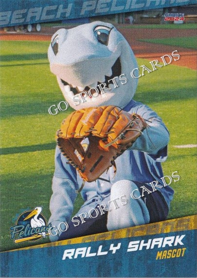 2024 Myrtle Beach Pelicans Rally Shark Mascot