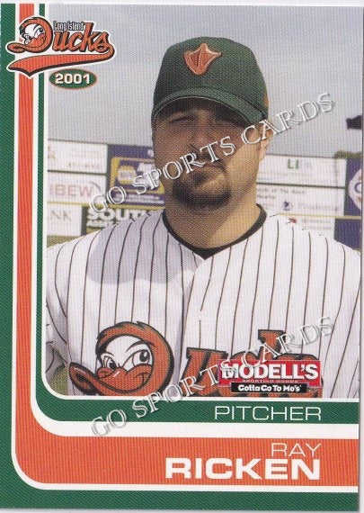 2001 Long Island Ducks Ray Ricken