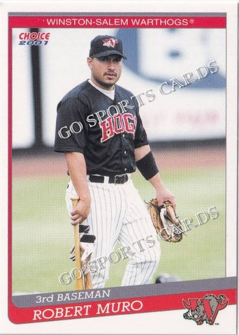 2001 Winston Salem Warthogs Robert Muro