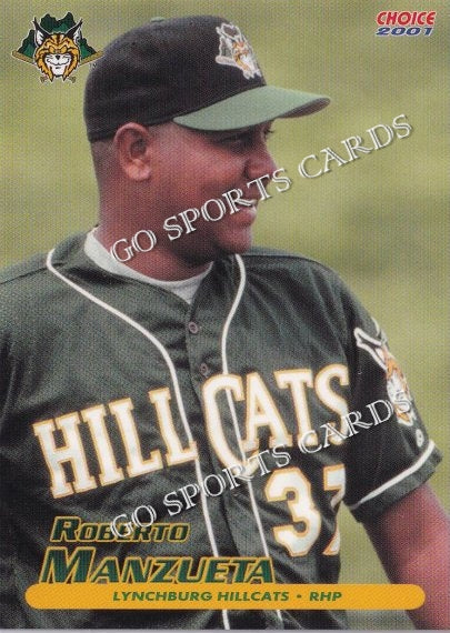 2001 Lynchburg Hillcats Roberto Manzueta