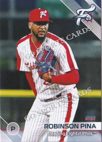 2024 Reading Fightin Phils 2nd Robinson Pina
