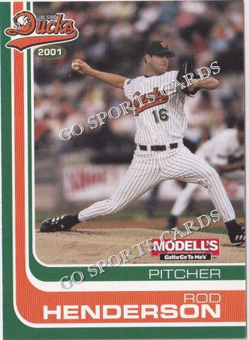 2001 Long Island Ducks Rod Henderson