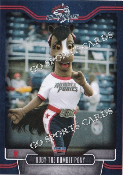 2024 Binghamton Rumble Ponies Ruby The Rumble Pony