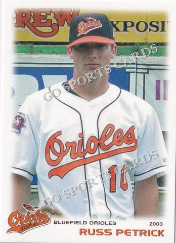 2003 Bluefield Orioles Russ Petrick