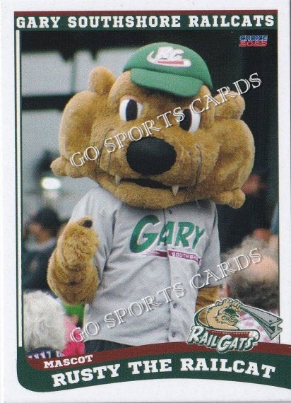 2023 Gary Southshore Railcats Rusty The Railcats