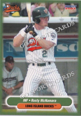 2003 Long Island Ducks Rusty McNamara