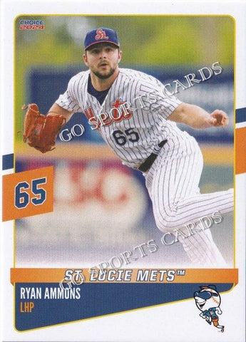 2024 St Lucie Mets Ryan Ammons