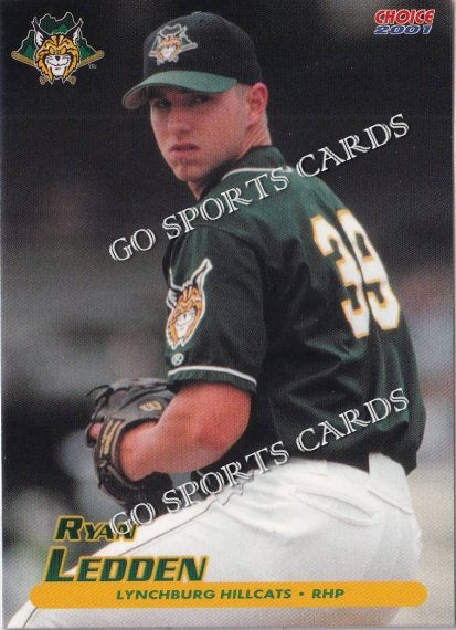 2001 Lynchburg Hillcats Ryan Ledden