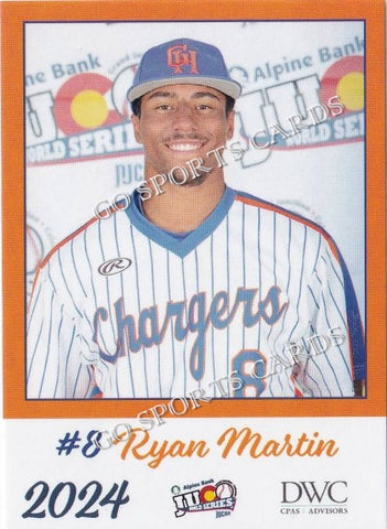 2024 Georgia Highlands College Chargers JUCO Ryan Martin