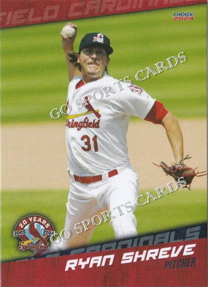 2024 Springfield Cardinals Ryan Shreve