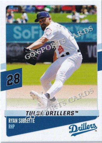 2024 Tulsa Drillers Ryan Sublette