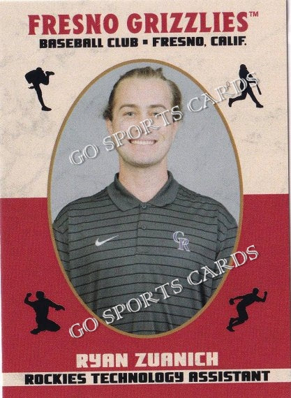 2024 Fresno Grizzlies Ryan Zuanich