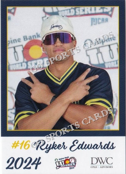 2024 Johnson County Community College Cavaliers JUCO Ryker Edwards