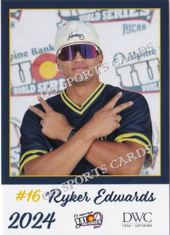 2024 Johnson County Community College Cavaliers JUCO Ryker Edwards