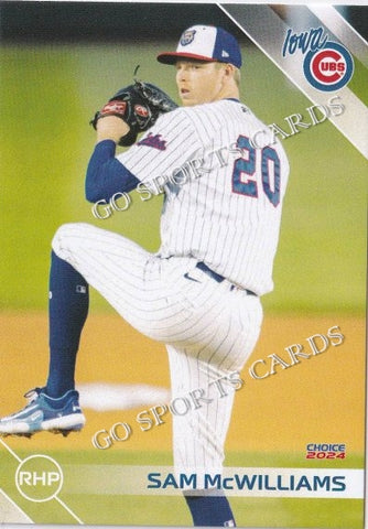 2024 Iowa Cubs Sam McWilliams