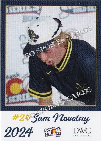 2024 Johnson County Community College Cavaliers JUCO Sam Novotny