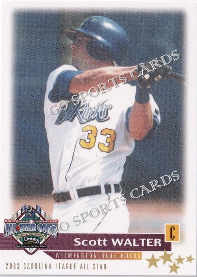 2003 California Carolina League All Star Game Scott Walter