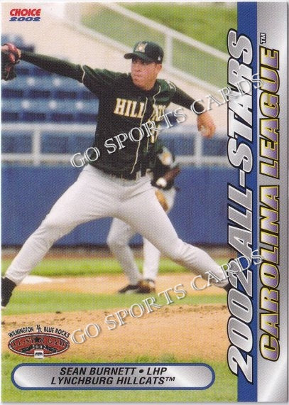 2002 California Carolina League All Star Game Sean Burnett