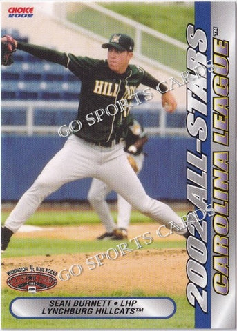 2002 California Carolina League All Star Game Sean Burnett