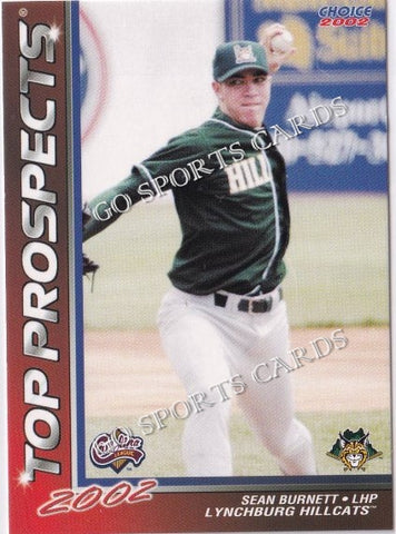 2002 Carolina League Top Prospects Sean Burnett