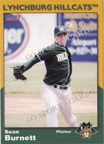 2002 Lynchburg Hillcats Sean Burnett