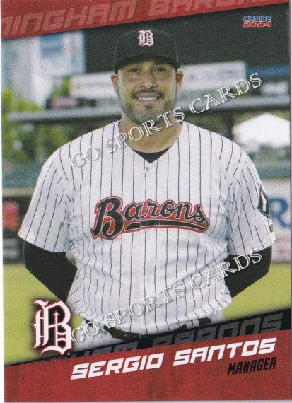 2024 Birmingham Barons Sergio Santos