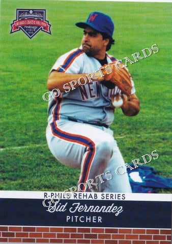 2019 Reading Fightin Phils Rehab Series Sid Fernandez