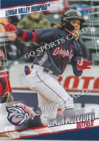 2024 Lehigh Valley IronPigs Simon Muzziotti