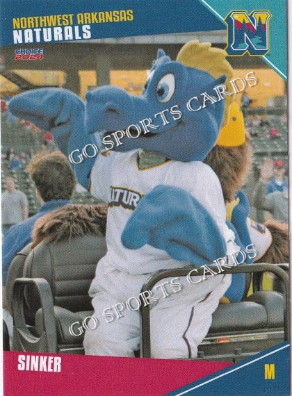 2024 Northwest Arkansas Naturals Sinker Mascot