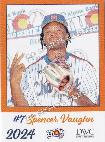 2024 Georgia Highlands College Chargers JUCO Spencer Vaughn