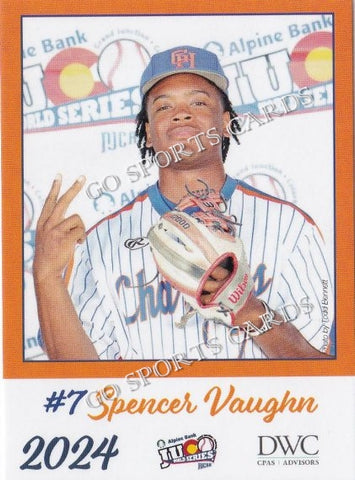 2024 Georgia Highlands College Chargers JUCO Spencer Vaughn