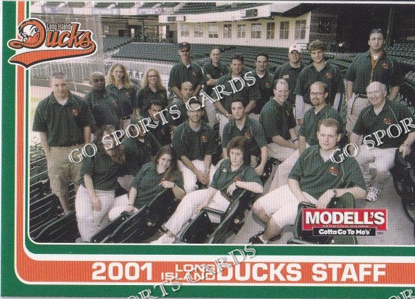 2001 Long Island Ducks Staff