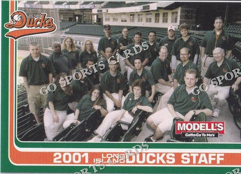 2001 Long Island Ducks Staff