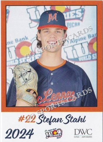 2024 McLennan Community College Highlanders JUCO Stefan Stahl