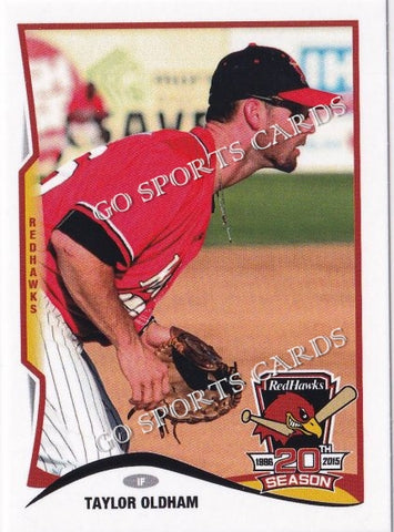 2015 Fargo Moorhead RedHawks Taylor Oldham
