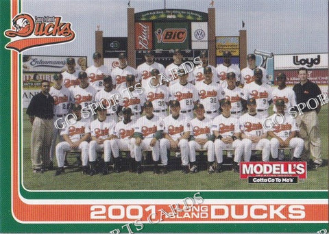 2001 Long Island Ducks Team Photo