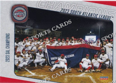 2023 Greenville Drive Champions Team Photo Checklist