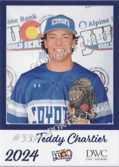 2024 College of Southern Nevada Coyotes JUCO Teddy Chartier