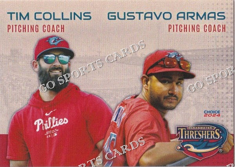 2024 Clearwater Threshers Tim Collins Gustavo Armas