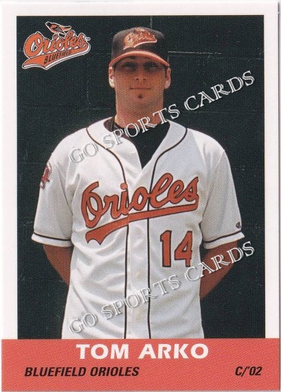 2002 Bluefield Orioles Tom Arko
