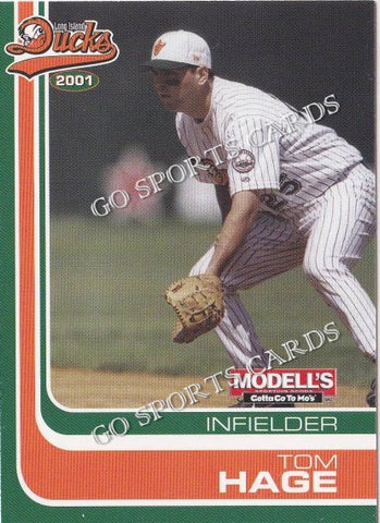 2001 Long Island Ducks Tom Hage